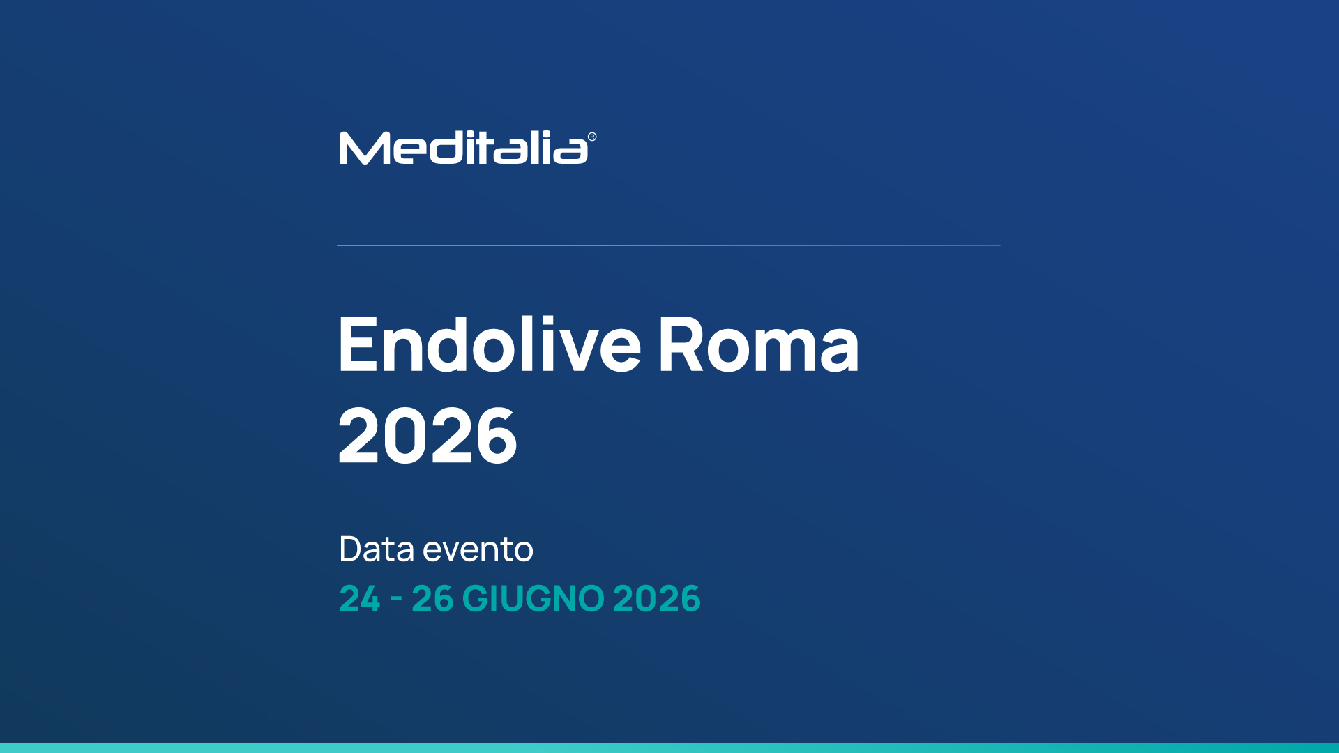 Endolive Roma 2026