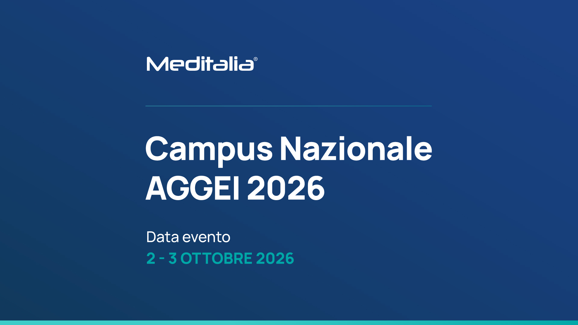 Campus nazionale AGGEI 2026